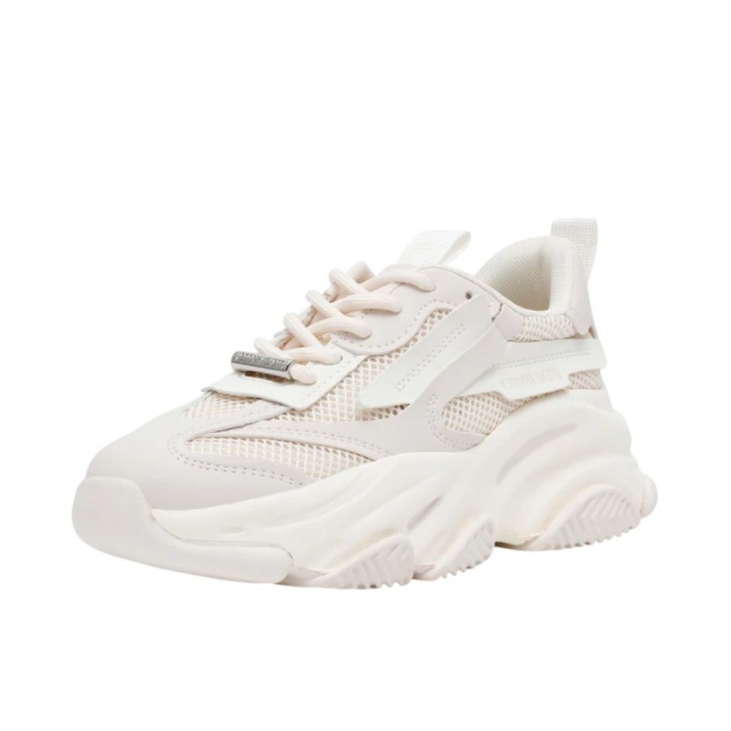 ΓΥΝΑΙΚΕΙΟ SNEAKER OFF WHITE STEVE MADDEN POSSESSION-E 11004652 SVC-SILVER COIN 600004455
