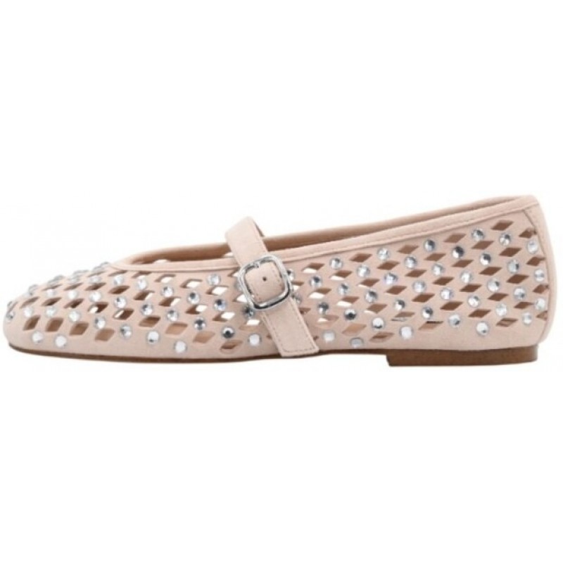 ΓΥΝΑΙΚΕΙΑ ΜΠΑΛΑΡΙΝΑ NUDE/ ΡΟΖΕ STEVE MADDEN RERUN 11005270 947-BLUSH SUEDE 600003941