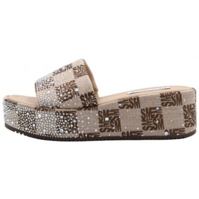 ΓΥΝΑΙΚΕΙΟ MULE ΜΠΕΖ/ΚΑΦΕ STEVE MADDEN DECOR-SM 11005264 003-BROWN 600003357