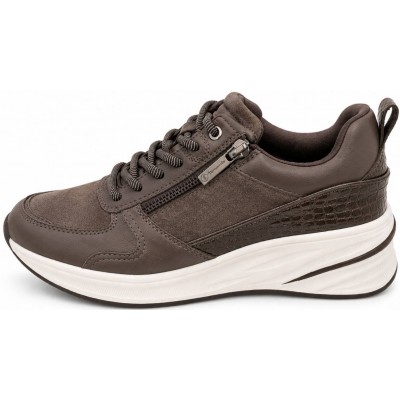ΓΥΝΑΙΚΕΙΟ SNEAKER ΚΑΦΕ TAMARIS 1-23754-45 303 MOCCA COMB