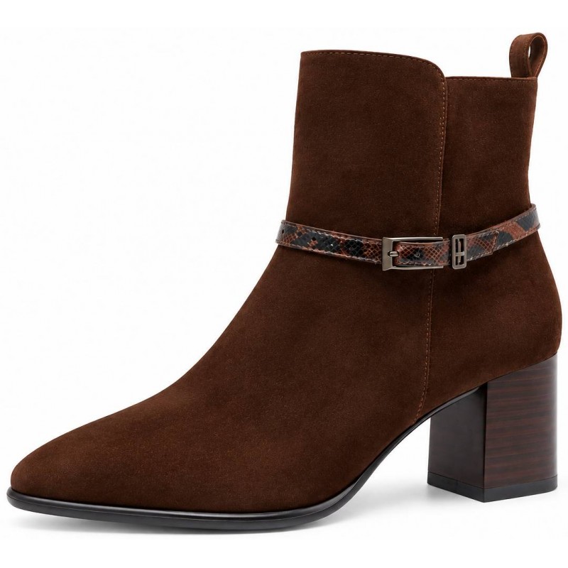 ΓΥΝΑΙΚΕΙΟ ΜΠΟΤΑΚΙ ΚΑΦΕ SUEDE TAMARIS 1-25329-47 347
