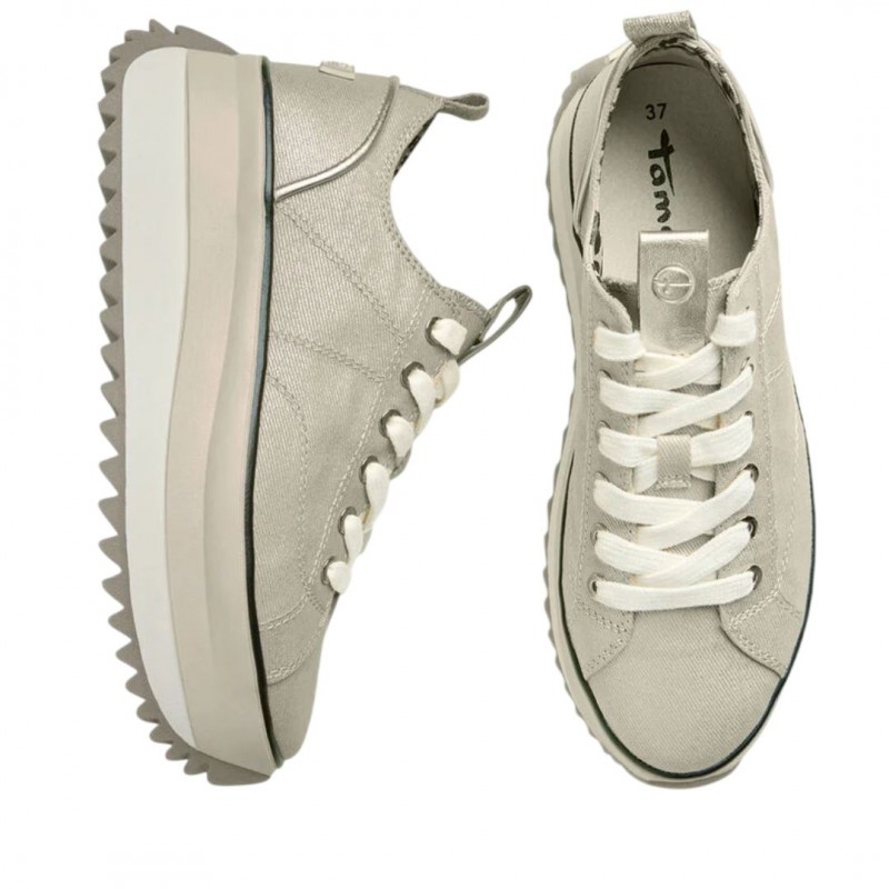 ΓΥΝΑΙΚΕΙΟ SNEAKER ΧΡΥΣΟ (LIGHT GOLD) TAMARIS 1-23731-41 933