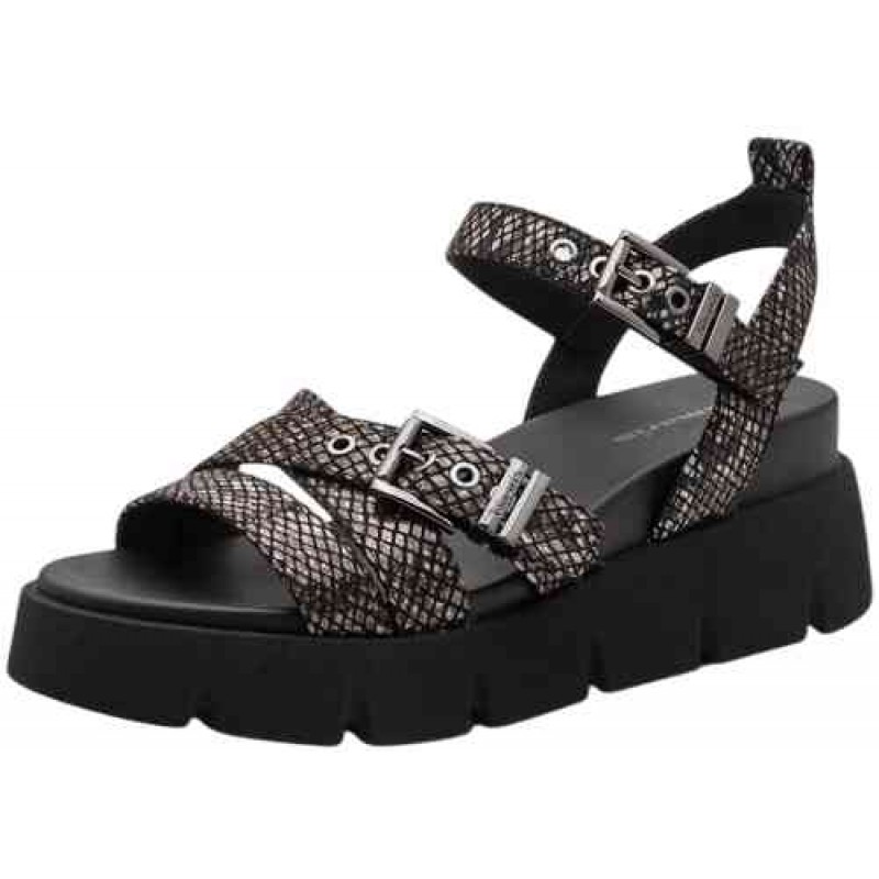 ΓΥΝΑΙΚΕΙΟ ΣΑΝΔΑΛΙ ΜΑΥΡΟ (SNAKE) TAMARIS 1-28511-46 073