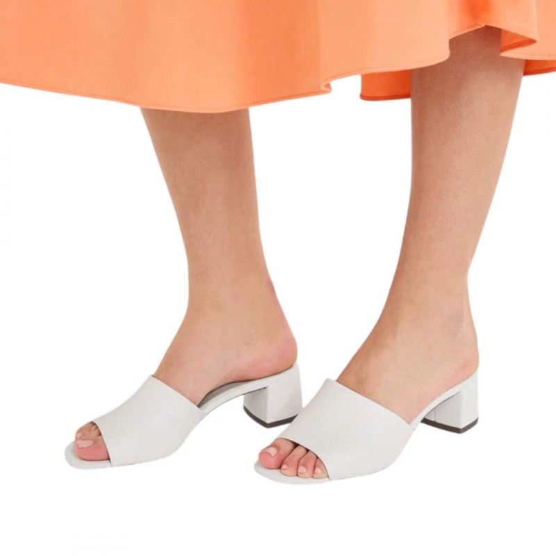 ΓΥΝΑΙΚΕΙΟ MULE ΛΕΥΚΟ TAMARIS 1-27204-42 100 WHITE