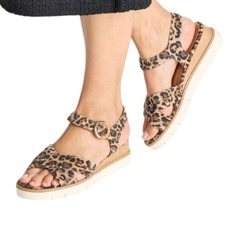 ΓΥΝΑΙΚΕΙΟ ΣΑΝΔΑΛΙ LEOPARD TAMARIS 1-28202-42 360