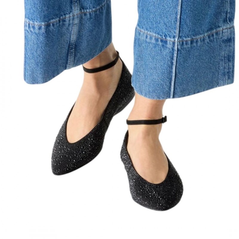 ΓΥΝΑΙΚΕΙΑ ΜΠΑΛΑΡΙΝΑ ΜΑΥΡΗ TAMARIS 1-22162-45 007