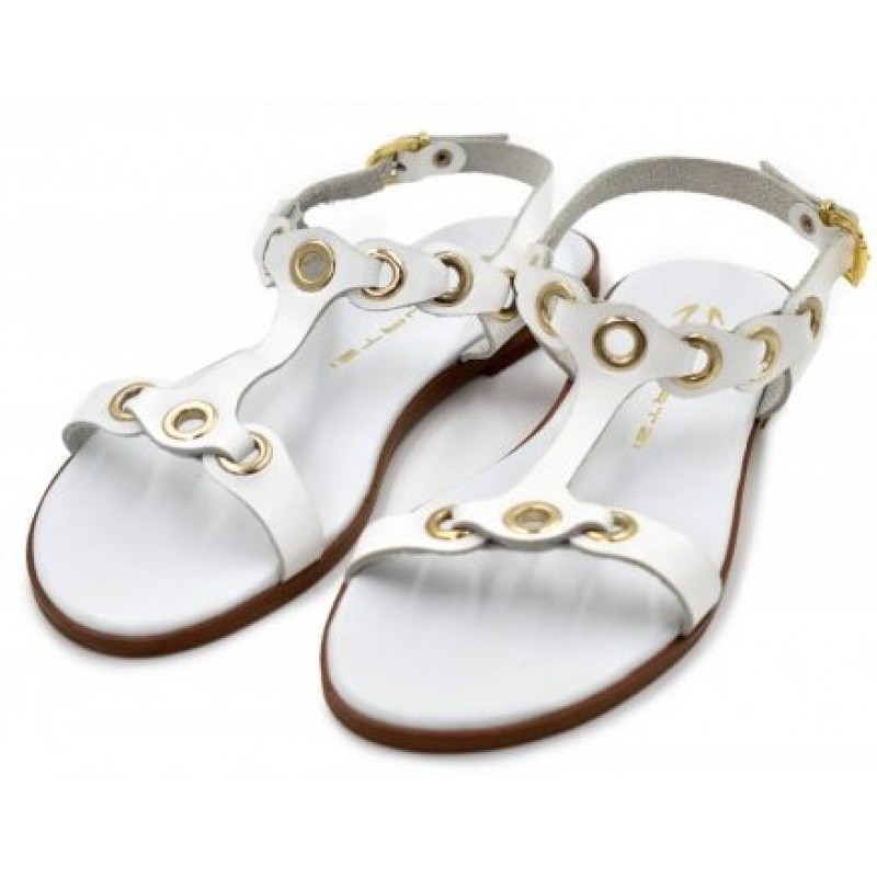 WOMEN'S SANDAL WHITE MOURTZI 1-10338 