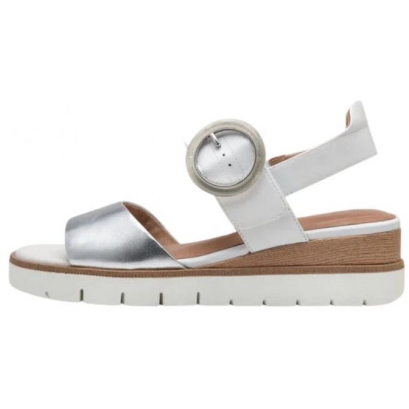 ΓΥΝΑΙΚΕΙΟ ΣΑΝΔΑΛΙ ΛΕΥΚΟ/ΑΣΗΜΙ TAMARIS 1-28206-42 171