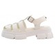 WOMEN'S SANDAL WHITE STEVE MADDEN SM11003681-02002-RWT AMINA RAIN WHITE