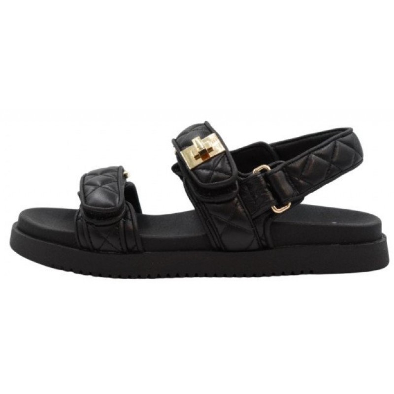 WOMEN'S SANDAL BLACK STEVE MADDEN SM11003792-03001-055 MONA-Q