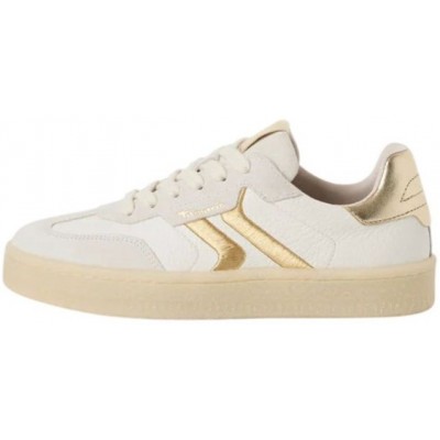 ΓΥΝΑΙΚΕΙΟ SNEAKER ΛΕΥΚΟ/ΧΡΥΣΟ TAMARIS 1-23723-44 132 WHITE/LT.GOLD