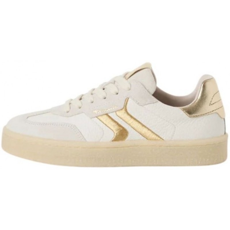 ΓΥΝΑΙΚΕΙΟ SNEAKER ΛΕΥΚΟ/ΧΡΥΣΟ TAMARIS 1-23723-44 132 WHITE/LT.GOLD