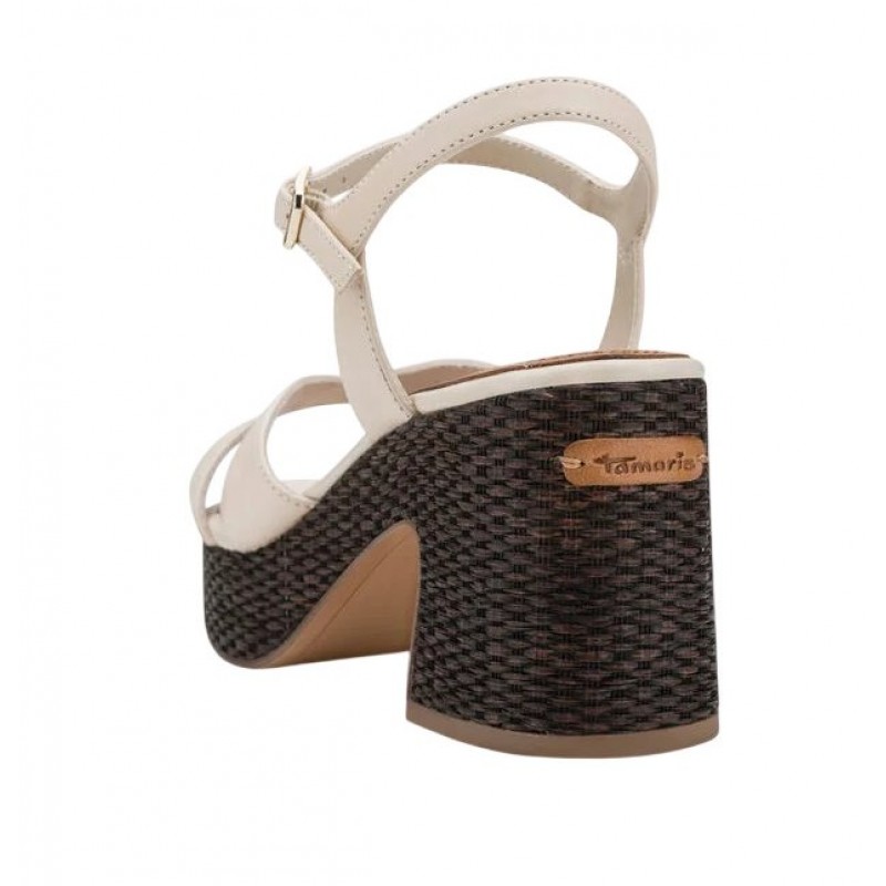 ΓΥΝΑΙΚΕΙΟ ΠΕΔΙΛΟ IVORY TAMARIS 1-28313-44 413 IVORY LEATHER