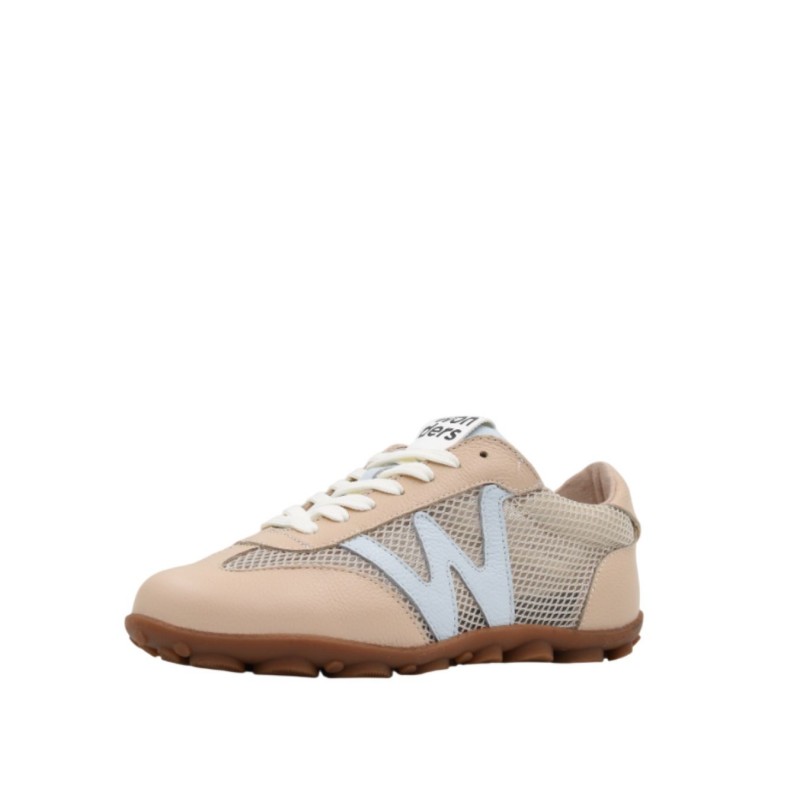 ΓΥΝΑΙΚΕΙΟ SNEAKER ΜΠΕΖ/ΓΑΛΑΖΙΟ WONDERS AP-2101