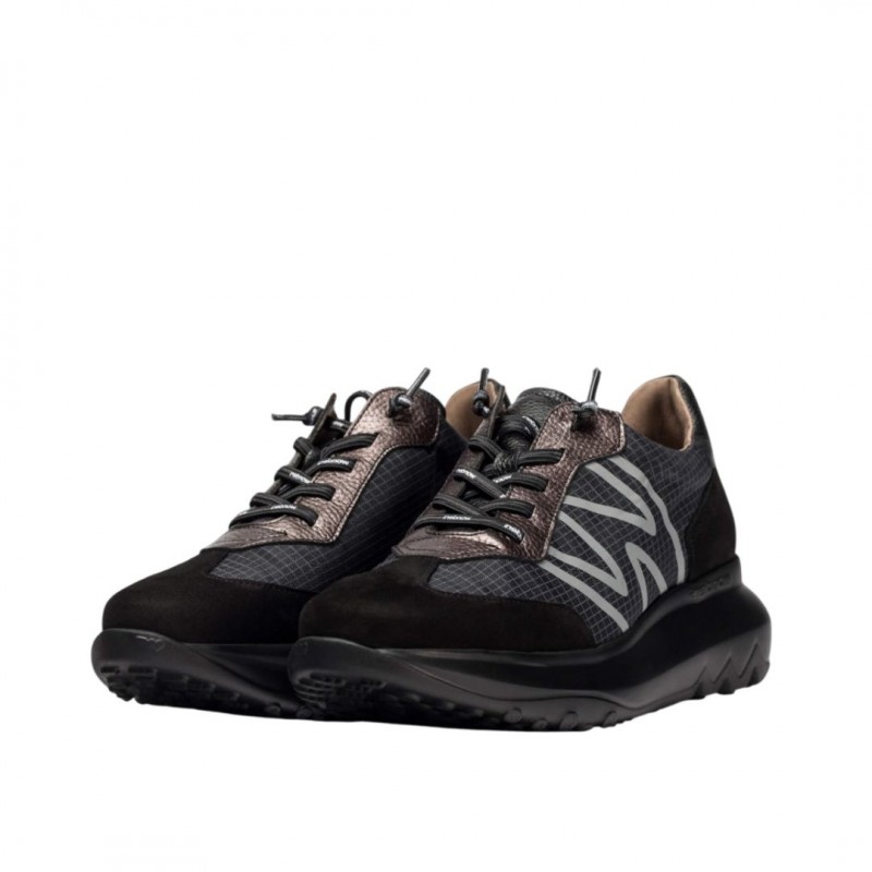 ΓΥΝΑΙΚΕΙΟ SNEAKER ΜΑΥΡΟ WONDERS A-4001