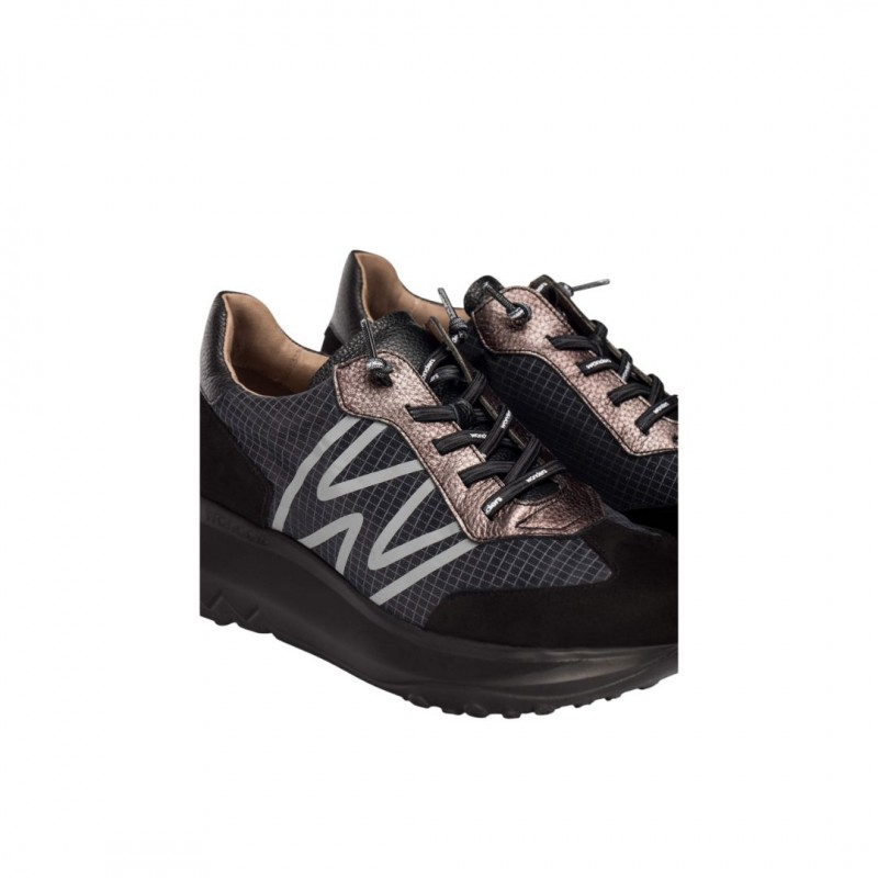 ΓΥΝΑΙΚΕΙΟ SNEAKER ΜΑΥΡΟ WONDERS A-4001