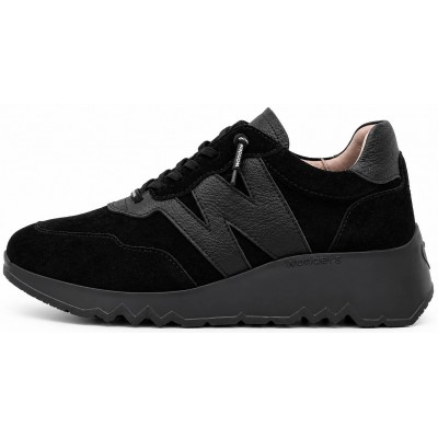 ΓΥΝΑΙΚΕΙΟ SNEAKER ΜΑΥΡΟ WONDERS E-6781
