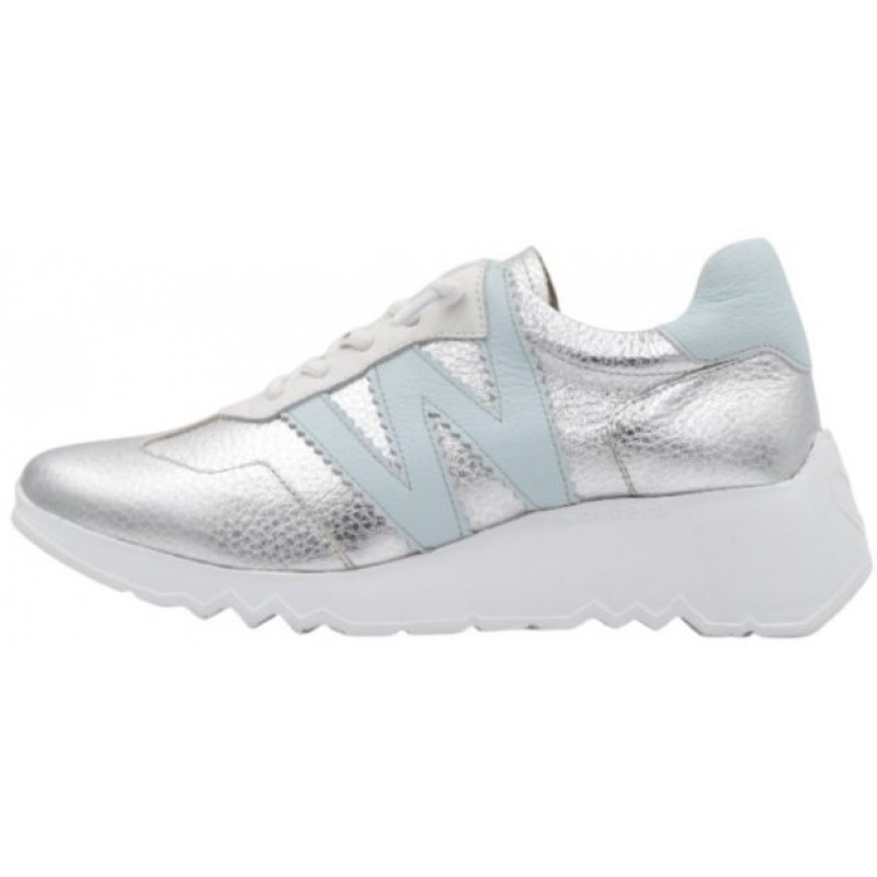 ΓΥΝΑΙΚΕΙΟ SNEAKER ΑΣΗΜΙ/ΓΑΛΑΖΙΟ WONDERS E-6770