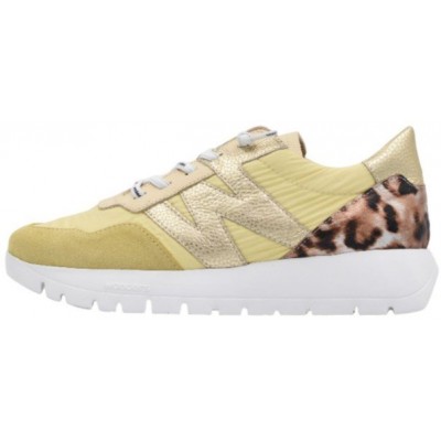 ΓΥΝΑΙΚΕΙΟ SNEAKER ΚΙΤΡΙΝΟ/ΒΑΝΙΛΙΑ WONDERS A-24100 VANILLA