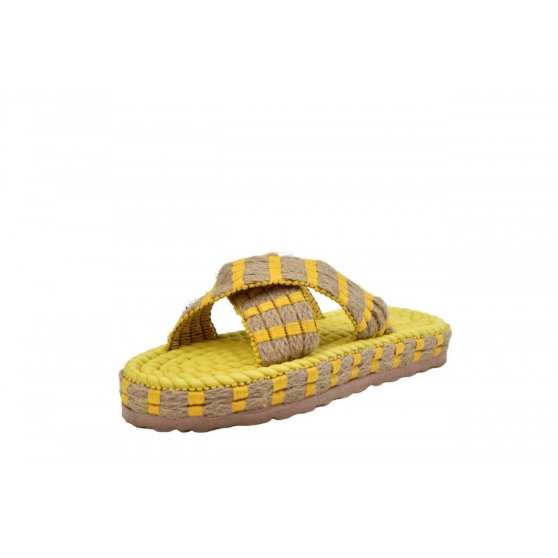 ΓΥΝΑΙΚΕΙΑ SLIPPERS ΚΙΤΡΙΝΟ/ΜΠΕΖ NEWZ 2001