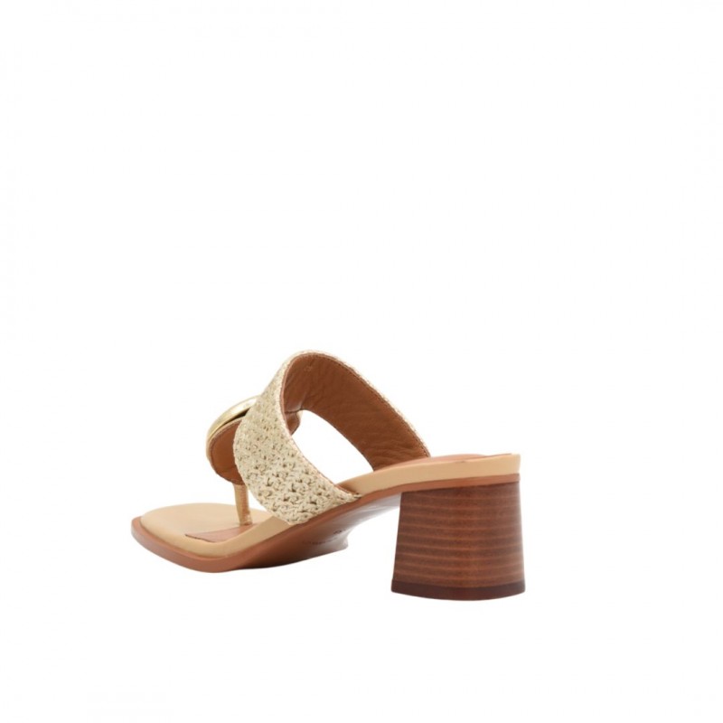 ΓΥΝΑΙΚΕΙΟ MULE ΧΡΥΣΟ/ΜΠΕΖ NOA HARMON 9971-90 GOLD