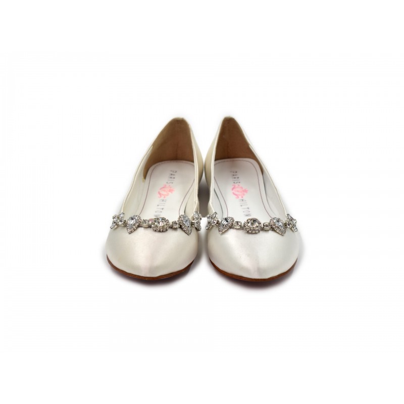 ΓΥΝΑΙΚΕΙΑ ΜΠΑΛΑΡΙΝΑ WHITE SATIN PARIS HILTON BLOSSOM 