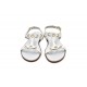 WOMEN'S SANDAL WHITE MOURTZI 1-10338 