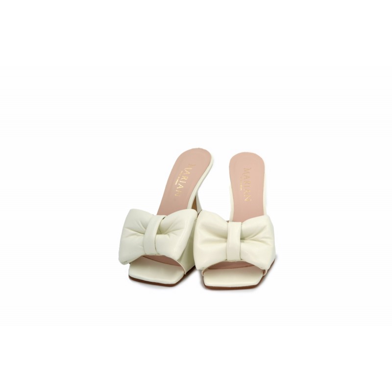 MARIAN 52313 MULES ΔΕΡΜΑ ΛΕΥΚΟ