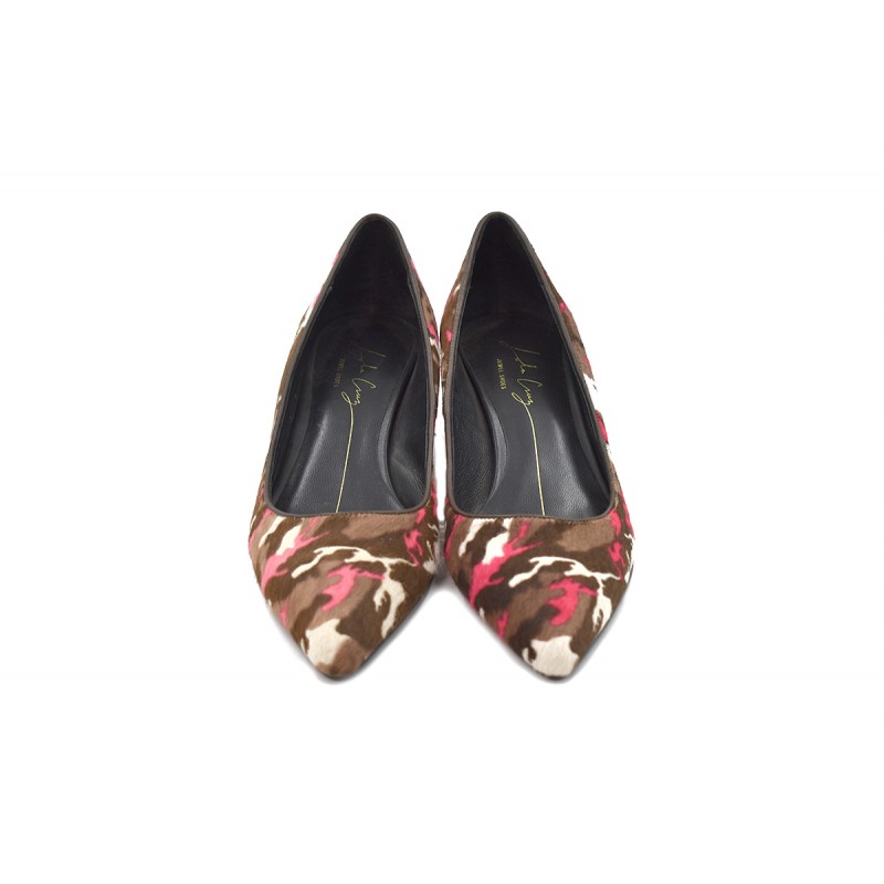 WOMEN'S HEEL MULTICOLOR LOLA CRUZ 140Z98BK