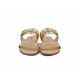 ΓΥΝΑΙΚΕΙΑ SLIPPERS ΧΡΥΣΟ/ΜΠΕΖ BEATRICE ESTELL 8237 