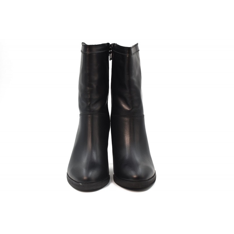 ΓΥΝΑΙΚΕΙΟ ΜΠΟΤΑΚΙ ΜΑΥΡΟ ΔΕΡΜΑΤΙΝΟ MOURTZI 2-20307 