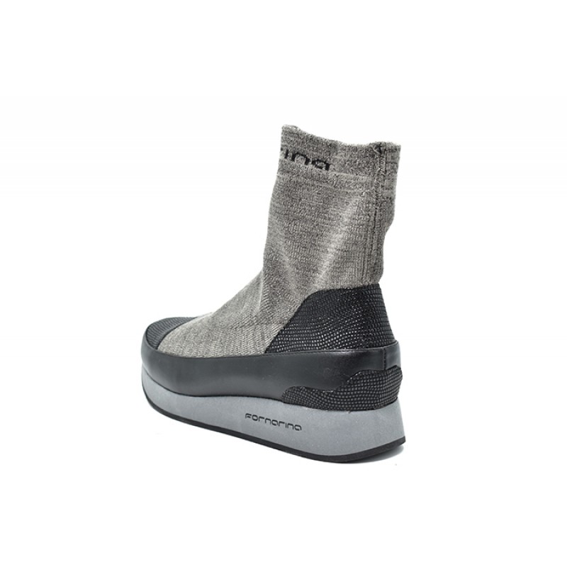 ΓΥΝΑΙΚΕΙΑ SNEAKERS ANKLE BOOT FORNARINA PI18NX1082V001 GUN METAL